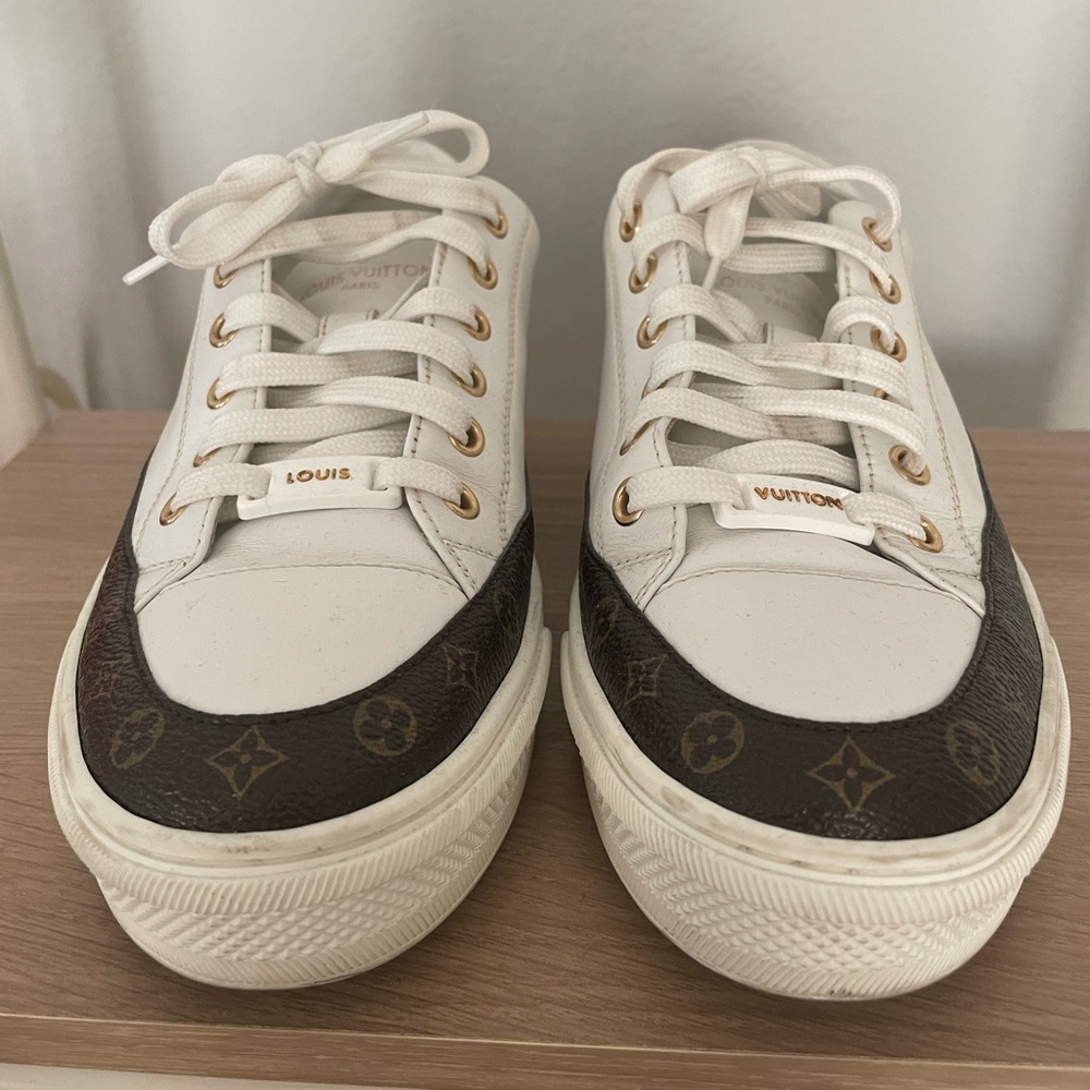 Authentic Louis Vuitton leather sneakers